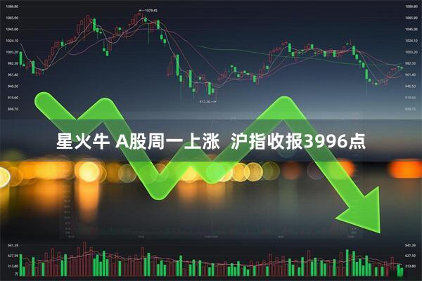 星火牛 A股周一上涨  沪指收报3996点